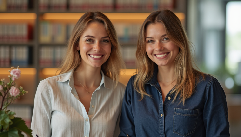 2_rceptionnistes_souriantes_derrire_le_comptoir_daccueil_dune_bibliothque_universitaire_moderne_et__guhcc4ht9ww60buvewnx_1 2_rceptionnistes_souriantes_derrire_le_comptoir_daccueil_dune_bibliothque_universitaire_moderne_et__guhcc4ht9ww60buvewnx_1